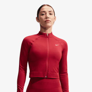 NIKE Dukserica W NP DF SMLS FZ MIDLAYER WT 