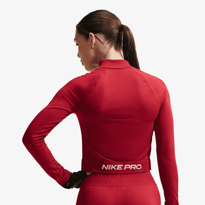 NIKE Dukserica W NP DF SMLS FZ MIDLAYER WT 