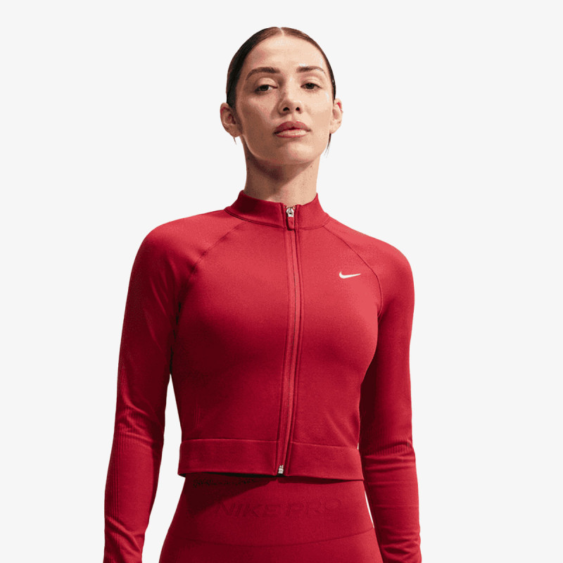 NIKE Dukserica W NP DF SMLS FZ MIDLAYER WT 