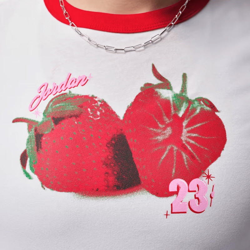 JORDAN Majica W J STRWBY RINGER TEE 