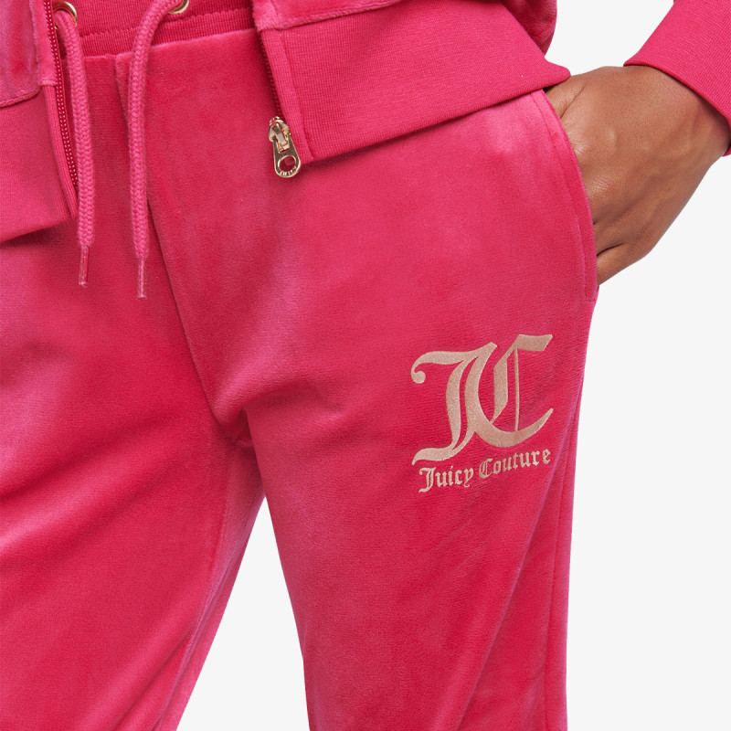 JUICY COUTURE Trenerka ZIP THRU HOODIE AND BOOTCUT JOG SET 