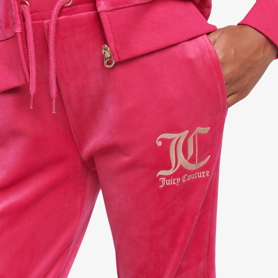 JUICY COUTURE Trenerka ZIP THRU HOODIE AND BOOTCUT JOG SET 