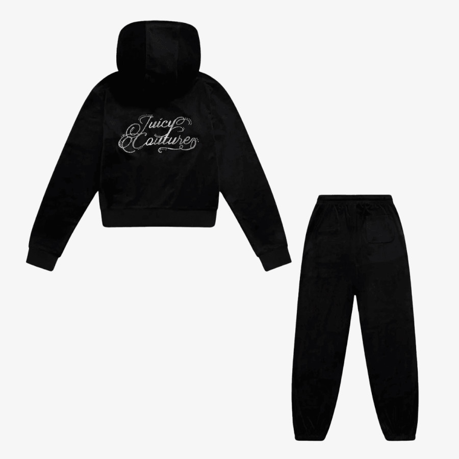 JUICY COUTURE Trenerka Juicy Zip Thru Hood & Relaxed Jog Set Je 