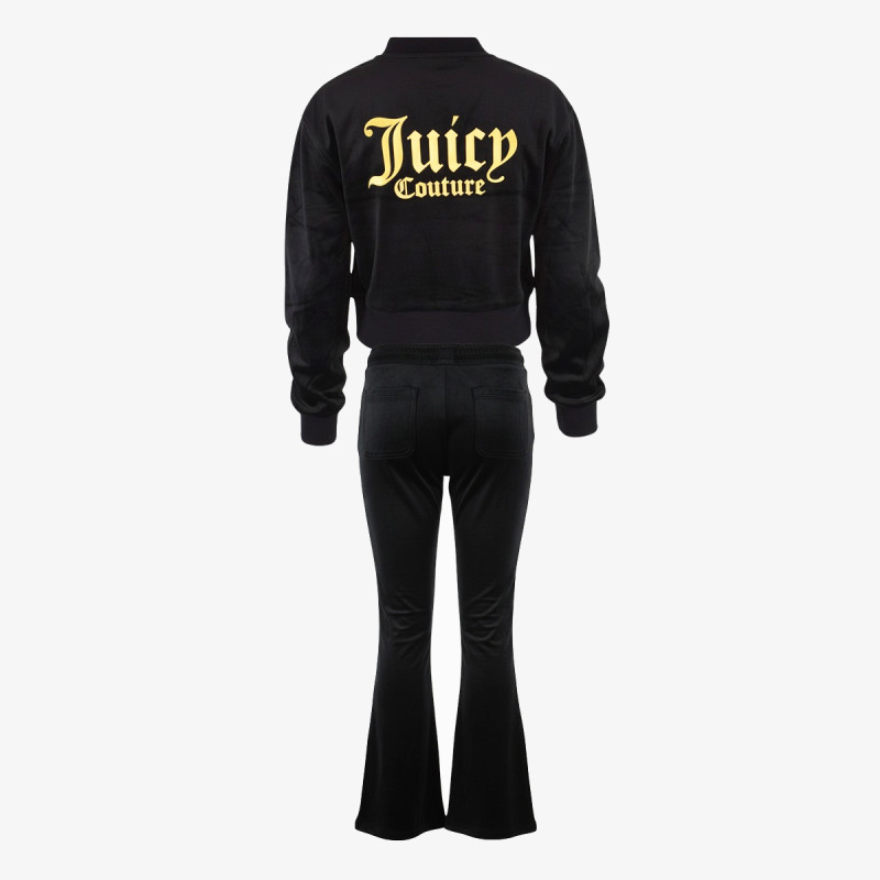 JUICY COUTURE Trenerka VELOUR BOMBER & BOOTCUT JOG SET 
