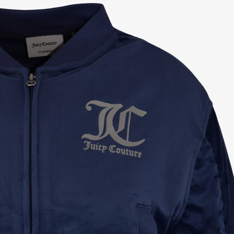 JUICY COUTURE Trenerka VELOUR BOMBER & BOOTCUT JOG SET 