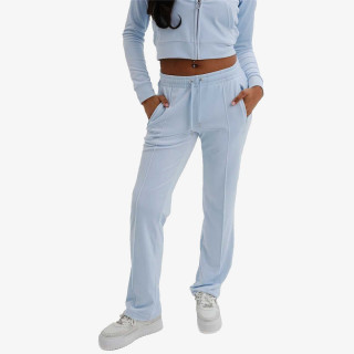 JUICY COUTURE Donji deo trenerke VELOUR TRACK PANT WITH DIAMANTE BRANDIN 