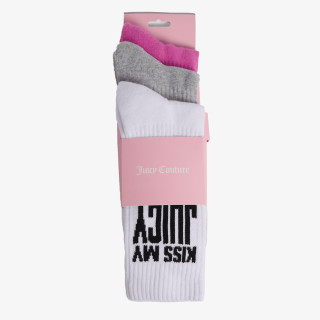 JUICY COUTURE Čarape SLOGAN SOCKS 