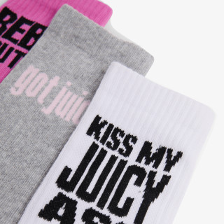 JUICY COUTURE Čarape SLOGAN SOCKS 
