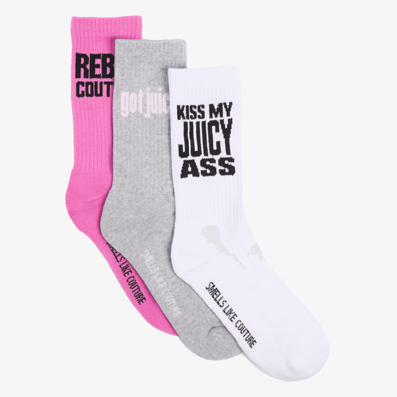 JUICY COUTURE Čarape SLOGAN SOCKS 