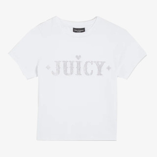 JUICY COUTURE Majica FITTED T-SHIRT WITH RODEO JUICY DIAMANTE 