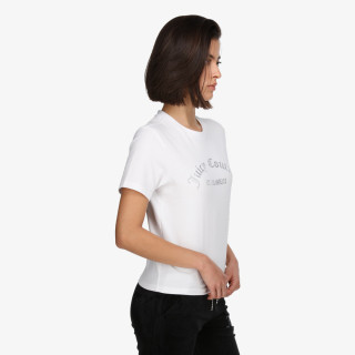 JUICY COUTURE Majica ARCHED DIAMANTE NOAH T-SHIRT 