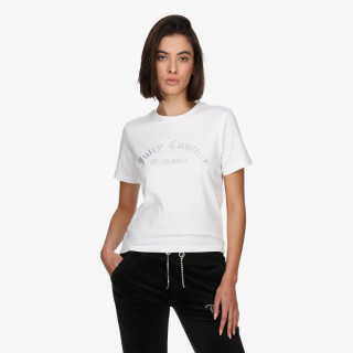 JUICY COUTURE Majica ARCHED DIAMANTE NOAH T-SHIRT 