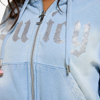JUICY COUTURE Dukserica STONE WASH ICCLE 