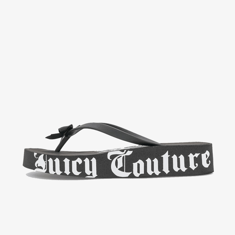 JUICY COUTURE Papuče HERITAGE CREST EVA WEDGE SLIDE 