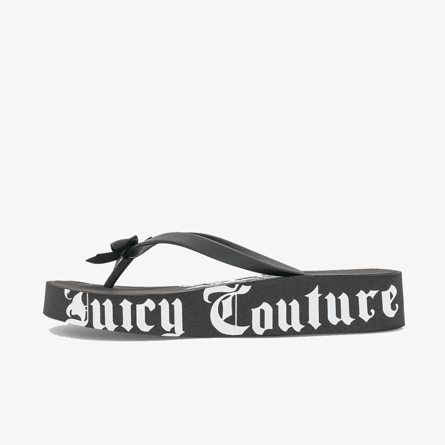JUICY COUTURE Papuče HERITAGE CREST EVA WEDGE SLIDE 