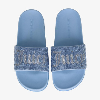 JUICY COUTURE Papuče DIAMANTE BRANDED SLIDE 