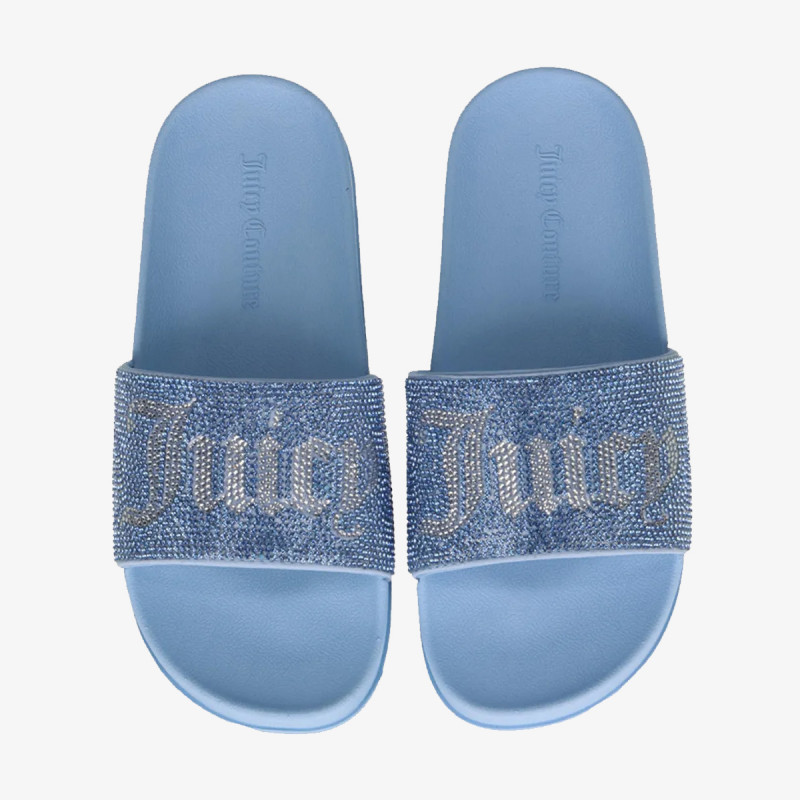 JUICY COUTURE Papuče DIAMANTE BRANDED SLIDE 