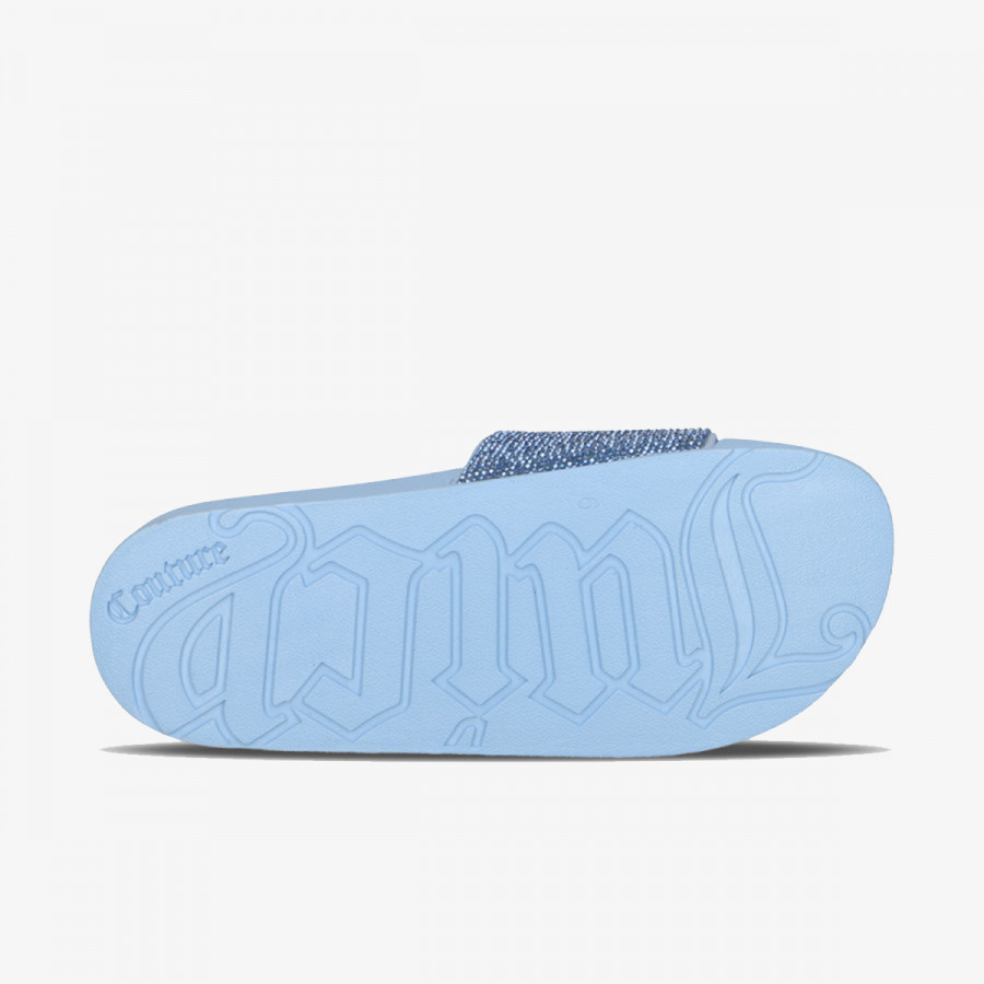 JUICY COUTURE Papuče DIAMANTE BRANDED SLIDE 