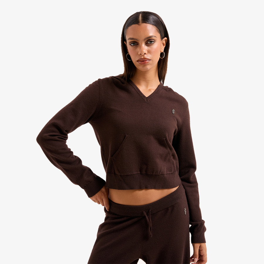 JUICY COUTURE Dukserica HERITAGE KNIT HOODIE