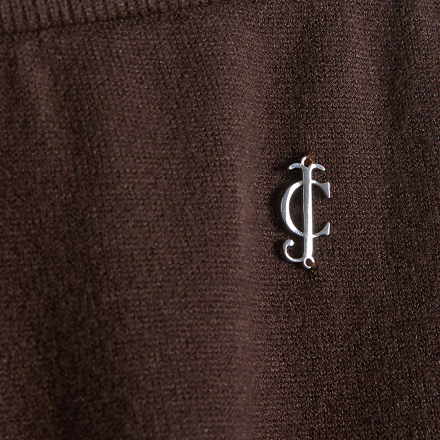 JUICY COUTURE Donji deo trenerke HERITAGE KNIT MID RISE WIDE LEG