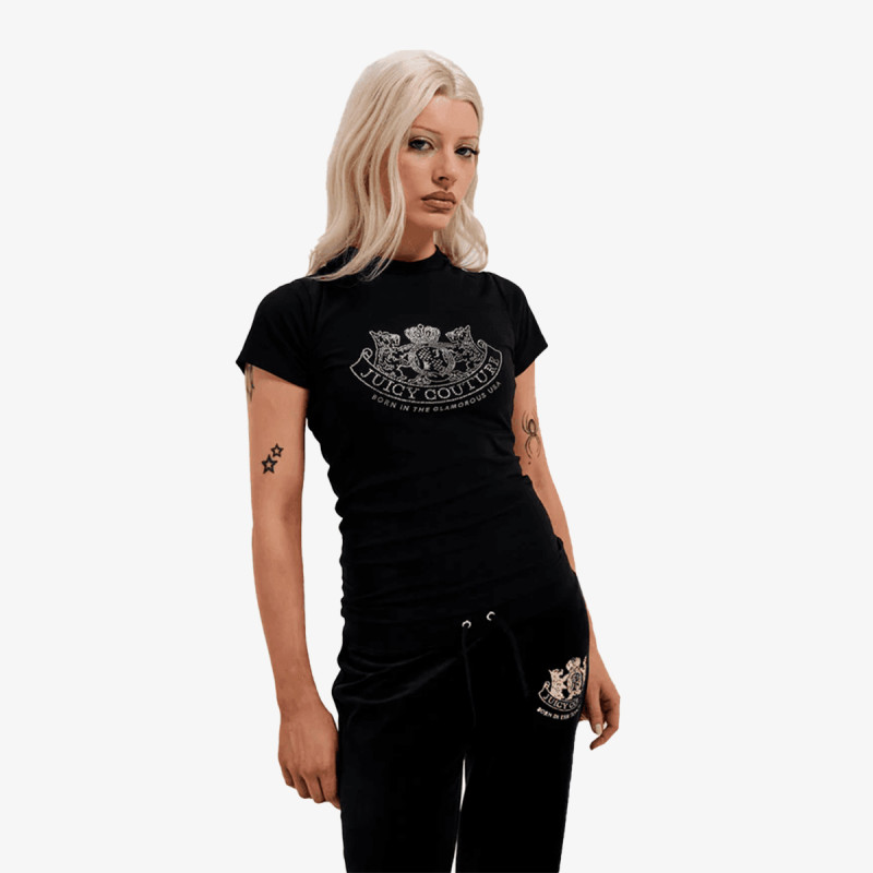 JUICY COUTURE Majica DOG CREST HILTON TSHIRT 