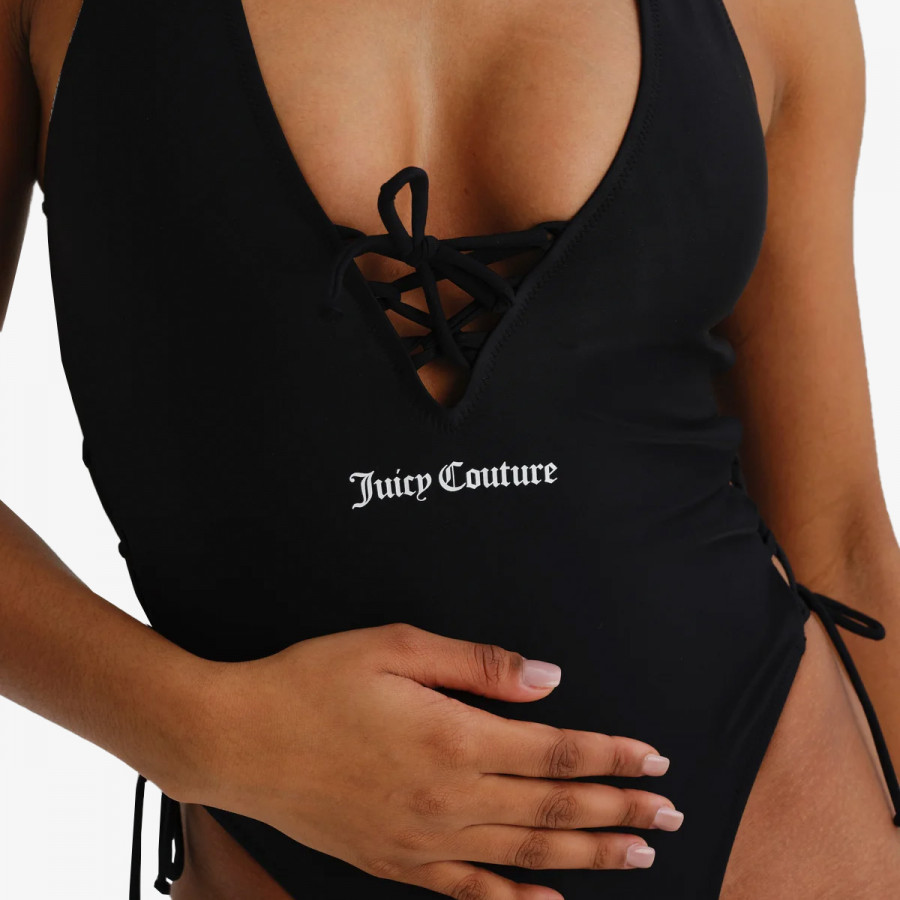 JUICY COUTURE KUPAĆI KOSTIM 1-DELNI Black Lattice One Piece 