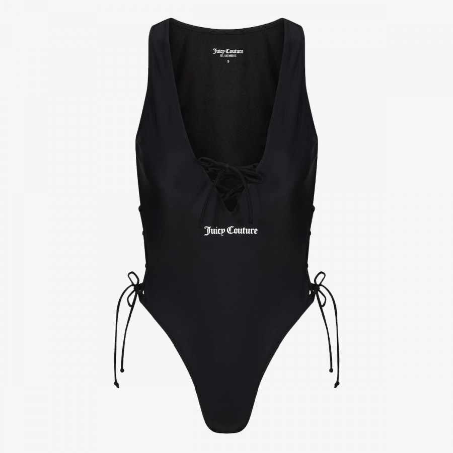 JUICY COUTURE KUPAĆI KOSTIM 1-DELNI Black Lattice One Piece 