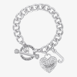 JUICY COUTURE NARUKVICA JC HERITAGE CHAIN BRACELET 