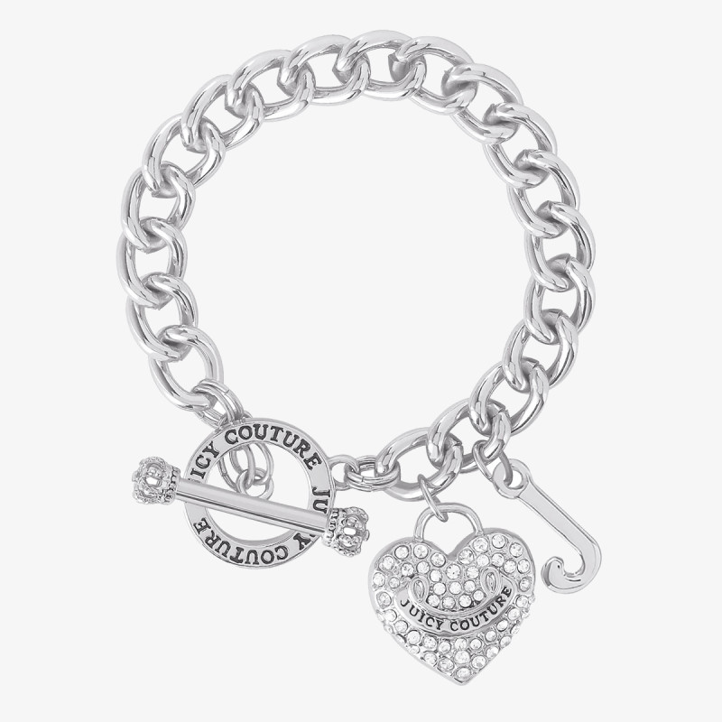 JUICY COUTURE NARUKVICA JC HERITAGE CHAIN BRACELET 