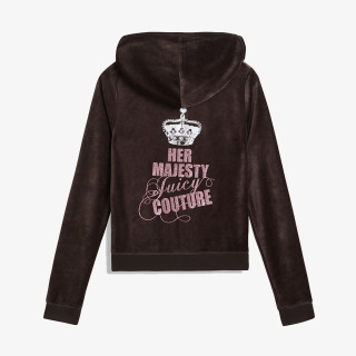 JUICY COUTURE Dukserica HER MAJESTY ROBYN HOODIE 