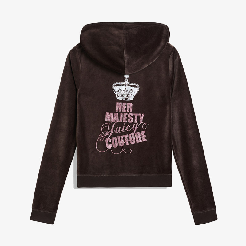 JUICY COUTURE Dukserica HER MAJESTY ROBYN HOODIE 