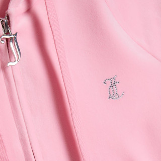 JUICY COUTURE Dukserica CLASSIC VELOUR HOODIE WITH JUICY  LOGO 