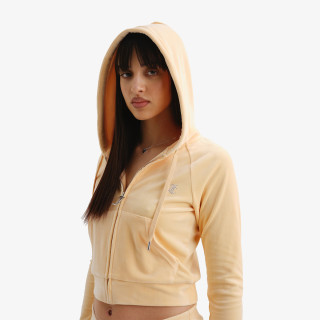 JUICY COUTURE Dukserica CLASSIC VELOUR HOODIE WITH JUICY  LOGO 