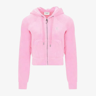 JUICY COUTURE Dukserica CLASSIC VELOUR HOODIE WITH JUICY  LOGO 