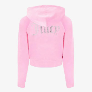 JUICY COUTURE Dukserica CLASSIC VELOUR HOODIE WITH JUICY  LOGO 