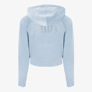 JUICY COUTURE Dukserica CLASSIC VELOUR HOODIE WITH JUICY  LOGO 