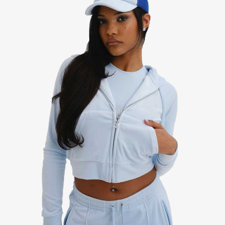 JUICY COUTURE Dukserica CLASSIC VELOUR HOODIE WITH JUICY  LOGO 