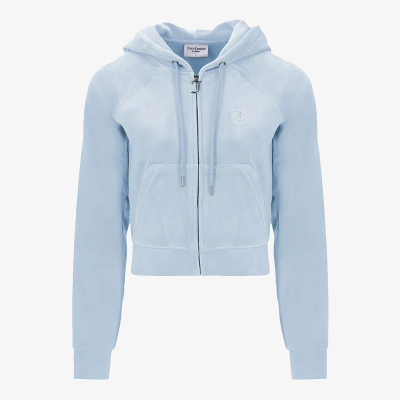 JUICY COUTURE Dukserica CLASSIC VELOUR HOODIE WITH JUICY  LOGO 