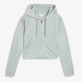 JUICY COUTURE Dukserica MADISON OUTLINE HOODIE WITH DIAMANTE BRA 