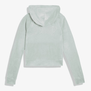 JUICY COUTURE Dukserica MADISON OUTLINE HOODIE WITH DIAMANTE BRA 