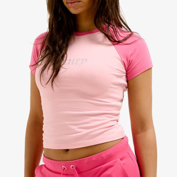 JUICY COUTURE Majica CONTRAST RAGLAN 