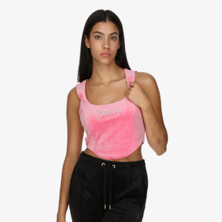 JUICY COUTURE Majica CAMINA CORSET TOP 