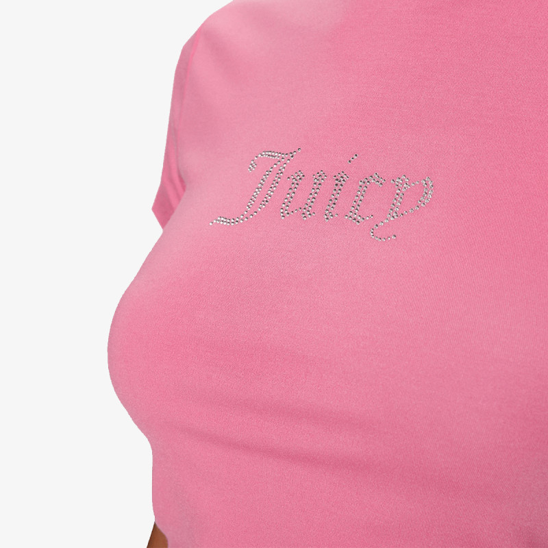 JUICY COUTURE Majica DOT RUCHED TEE 