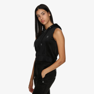 JUICY COUTURE Prsluk Gilly Velour Gilet 