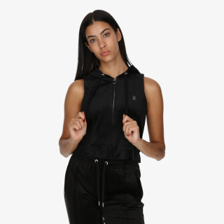 JUICY COUTURE Prsluk Gilly Velour Gilet 