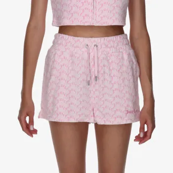 JUICY COUTURE Šorc TOWELLING SHORT WITH MONOGRAM 