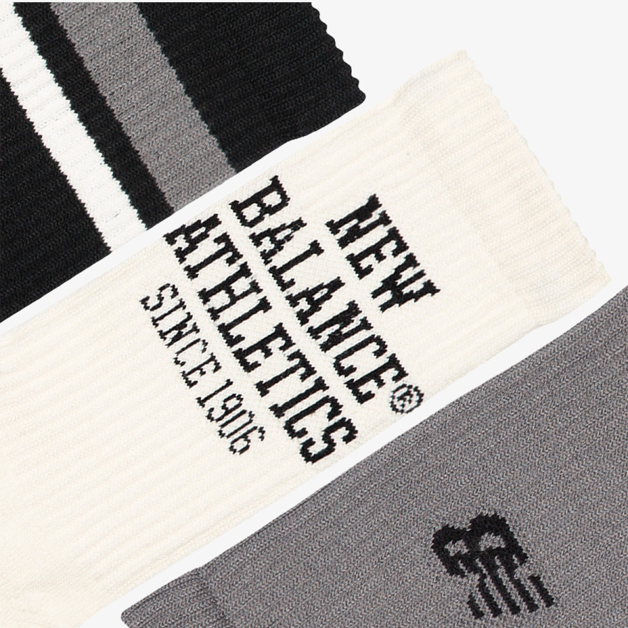 NEW BALANCE Čarape Active Graphic Crew Socks 3 Pack 