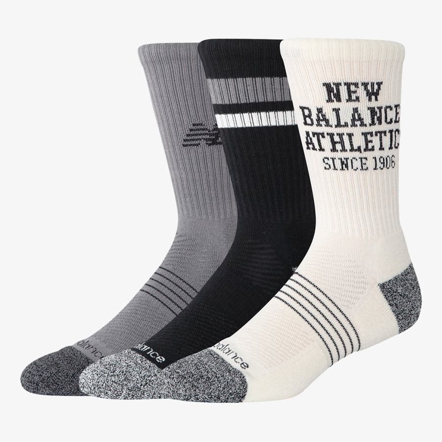 NEW BALANCE Čarape Active Graphic Crew Socks 3 Pack 