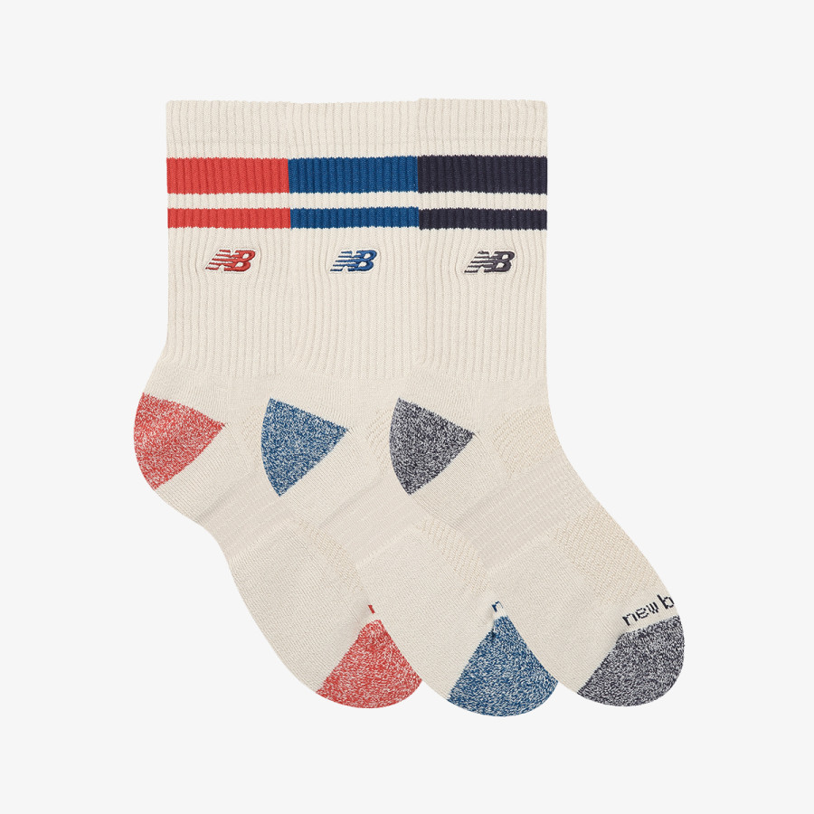 NEW BALANCE Čarape Active Lifestyle Striped Crew Socks 3 Pa 