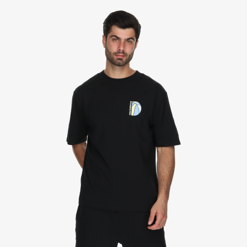 NEW BALANCE Majica Hoops Mosaic Court Graphic T-Shirt 